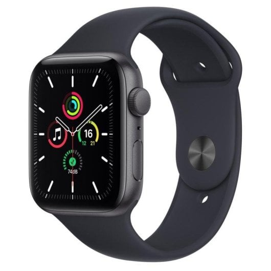 Apple Watch SE GPS NFC 44mm OLED Grau S/M & M/L Wasserdicht Herzfrequenz Schlafmonitor SOS
