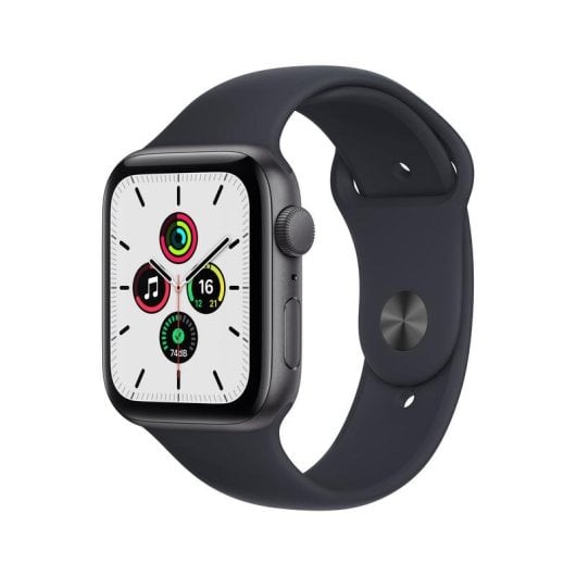 Apple Watch SE GPS NFC 44mm OLED Grau S/M & M/L Wasserdicht Herzfrequenz Schlafmonitor SOS