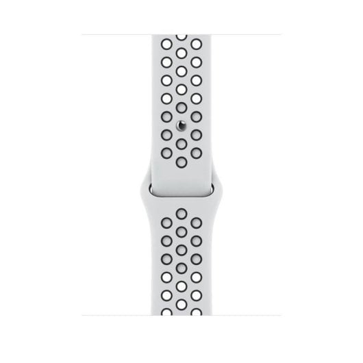Apple Watch SE Nike 2021 GPS 44mm Aluminio Plata con Correa Deportiva Platino