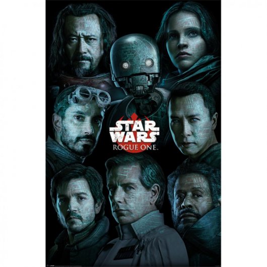 Pyramid Maxi Póster Star Wars Rogue One Personajes 91.5x61cm