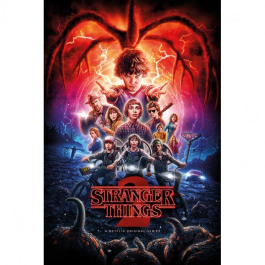 Pyramid Maxi Póster Stranger Things One Sheet Temporada 2 91.5x61cm