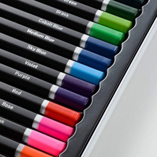 Derwent Academy Metallbox mit 24 Aquarellstiften