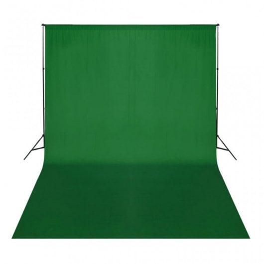 vidaXL Kit de Estudio Fotográfico 2 Focos + Fondo + Accesorios