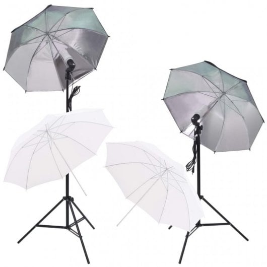 vidaXL Kit complet de studio photo avec accessoires