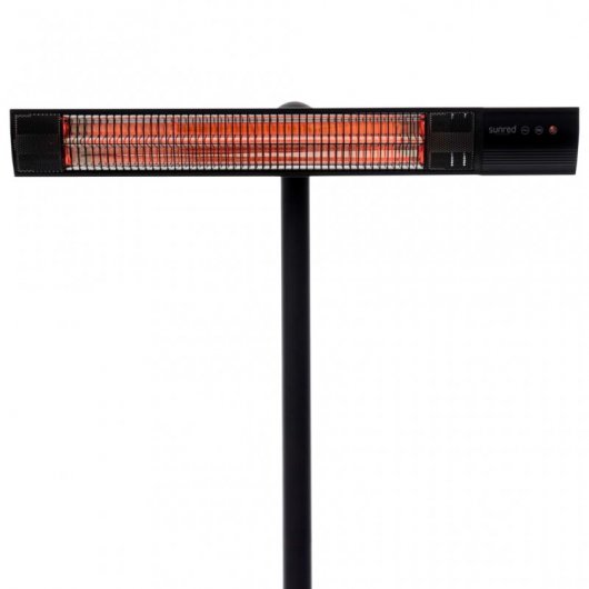 Sunred Royal Diamond Dark Estufa de Pie Carbono 2500W Negra