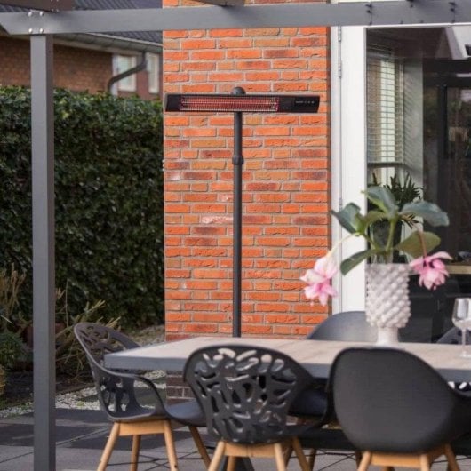 Estufa de Exterior Elétrico Infravermelhos Sunred Royal Diamond Dark 2500W Controlo Remoto