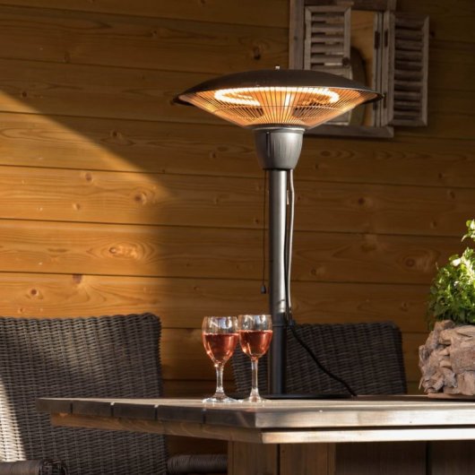 Sunred Barcelona Estufa de Sobremesa Halógena 1500W Negro