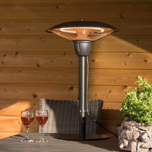 Sunred Barcelona Estufa de Sobremesa Halógena 1500W Negro