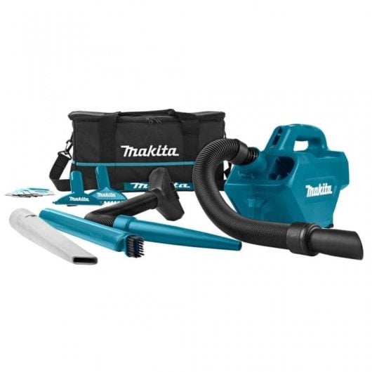 Aspirador de Mão sem Fio Makita CL121DZX 10.8V 67min Acessórios Capacidade 0,5L