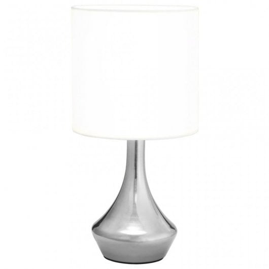 VidaXL Pack de 2 Lampes de Table Tactiles E14 Blanches