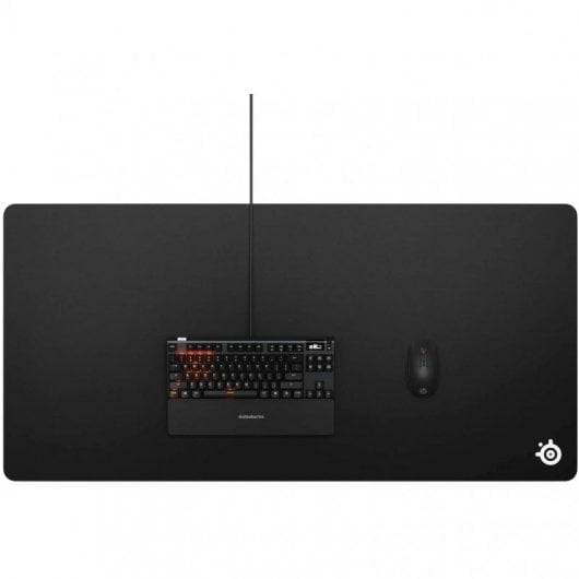 Tappetino per mouse da gioco SteelSeries QcK 3XL nero