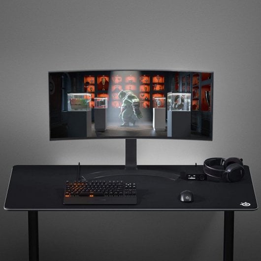 Tappetino per mouse da gioco SteelSeries QcK 3XL nero