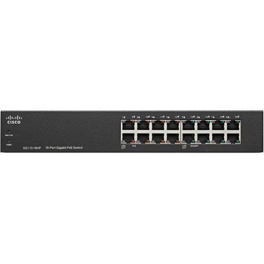 Cisco SG110-16HP Switch 16 Puertos PoE Gigabit