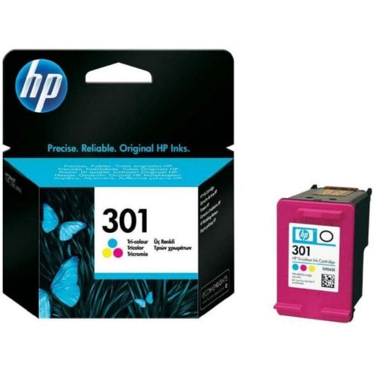 Cartuccia Inkjet HP 301 Tricolore Originale 3 ml 165 pagine DeskJet ENVY OfficeJet