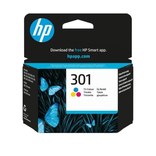 Cartuccia Inkjet HP 301 Tricolore Originale 3 ml 165 pagine DeskJet ENVY OfficeJet