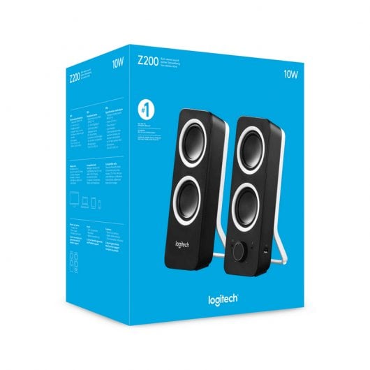 Altoparlanti stereo Logitech Z200 neri