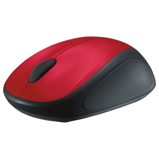 Logitech Wireless Mouse USB Rojo