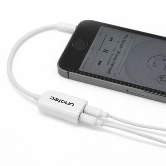 Unotec Duplicador Audio Jack 3.5mm Blanco