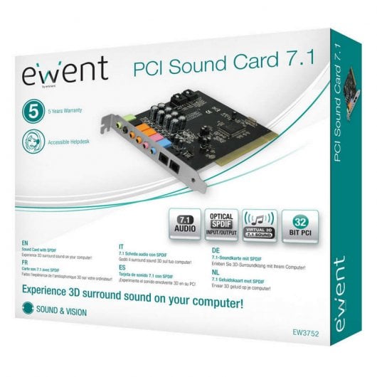 Ewent PCI Sound Card 7.1 PCI