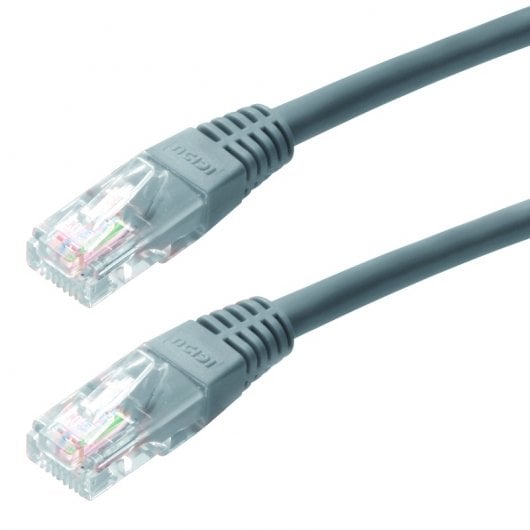 Cable de Red RJ45 UTP Cat.5e 10/100 Gris 5m