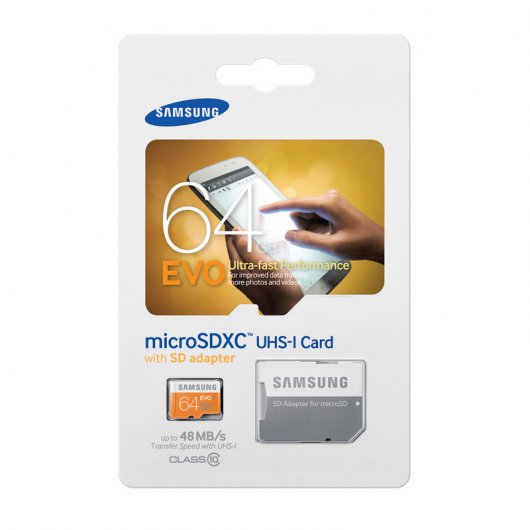 Samsung MicroSDXC EVO 64GB Clase 10