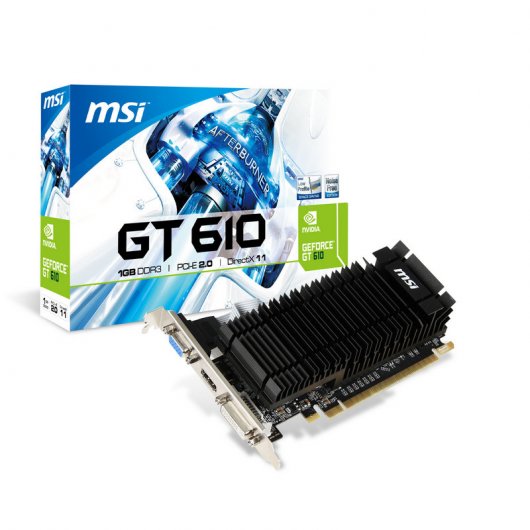 MSI GeForce GT610 1GB GDDR3 Low Profile