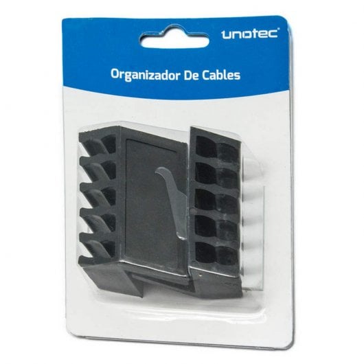Unotec Organizador Cables de Sobremesa 2 Unidades