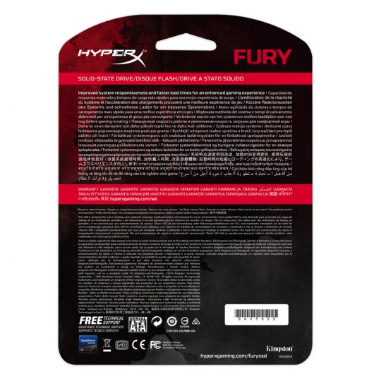 Kingston HyperX Fury SSD 120GB SATA3