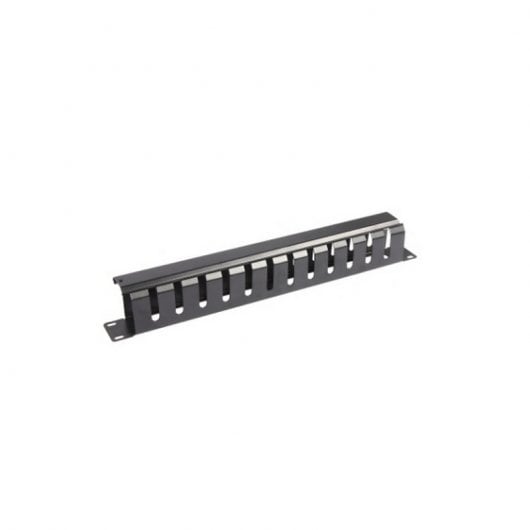 WP Panel Guía Cables Con Tapa 1U