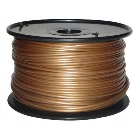 Bobina de filamento PLA 1.75mm Dorado 1Kg