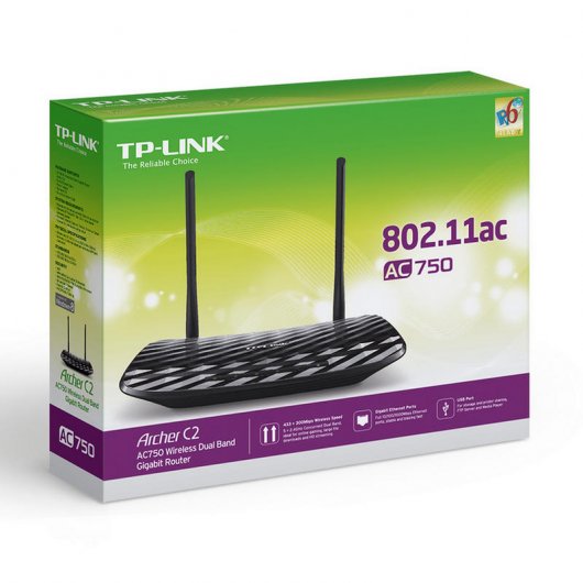 TP-Link AC750 Router Gigabit de Banda Dual Inalámbrico