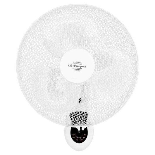 Ventoinha de Parede Orbegozo WF 0242 40W 40cm 3 Velocidades Cabeça Oscilante Comando Temporizador