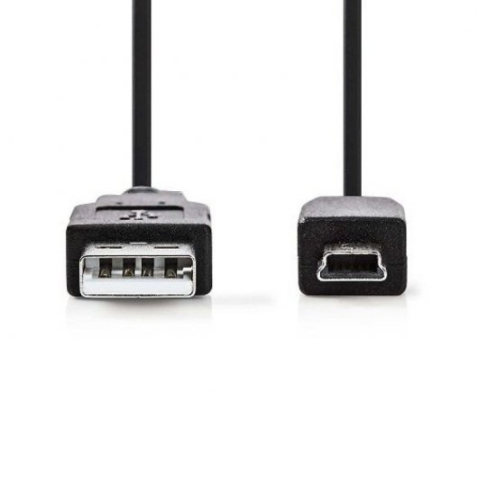 Goobay Cable USB 2.0 a Mini USB Macho/Macho 20cm Negro | PcComponentes.com