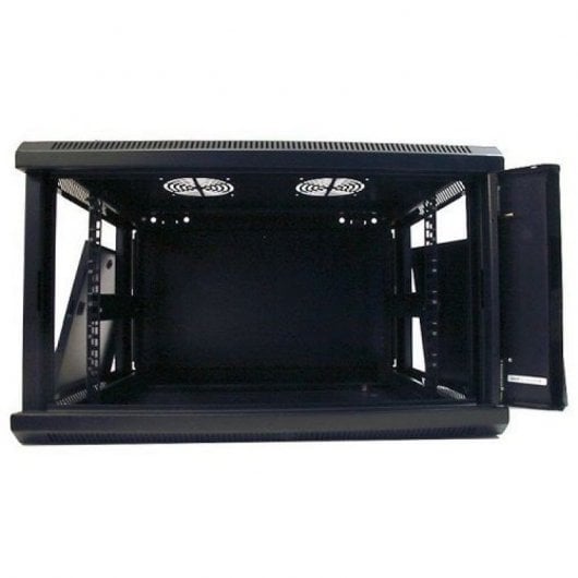 Powergreen Wandbild-Rackschrank 19" 600x450x500mm Schwarz