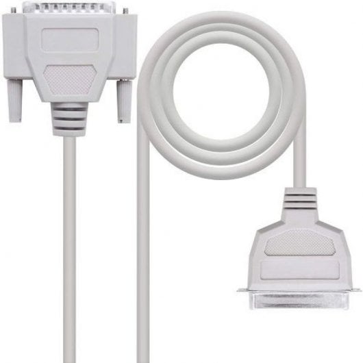 Nanocable Cable Paralelo DB25 a CN36 Macho/Macho 3m Beige