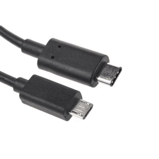 Cable USB-C a Micro USB 2.0 Macho/Macho 1m Negro
