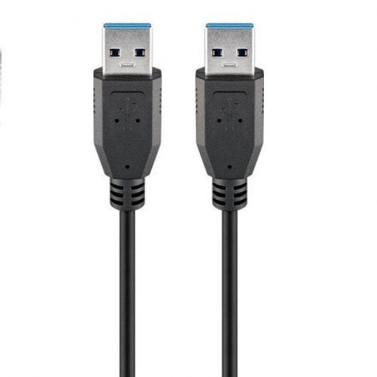 Cavo USB 3.0 maschio/maschio Goobay da 50 cm Nero