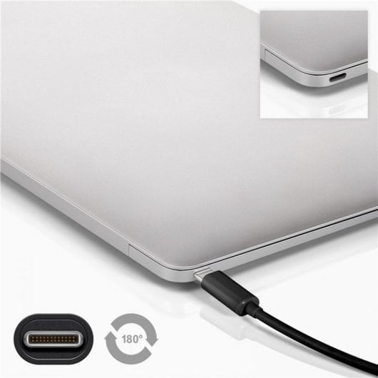 Goobay Câble USB-C 3.2 Mâle/Mâle 2m Noir