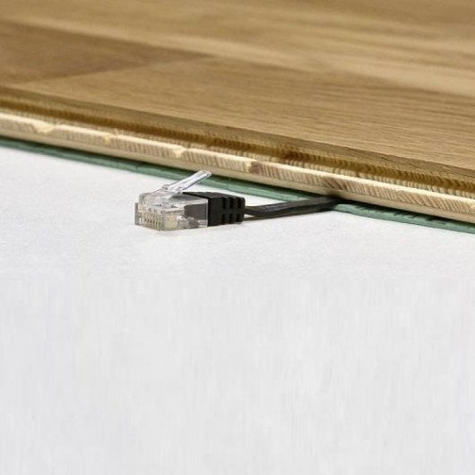 Cavo di rete piatto UTP Cat6 Goobay 2 m Nero