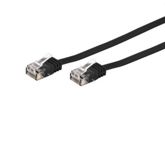 Cavo di rete piatto UTP Cat6 Goobay 2 m Nero