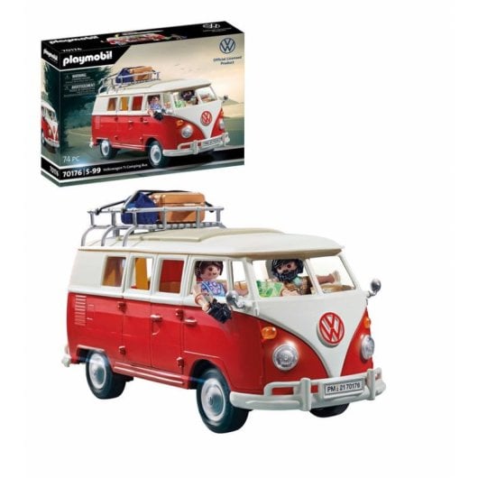 Playmobil Volkswagen T1 Camping Bus 70176 74 peças