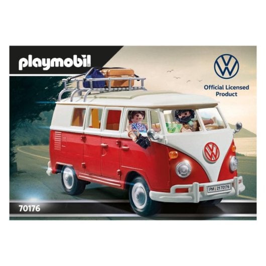 Playmobil Volkswagen T1 Camping Bus 70176 74 peças