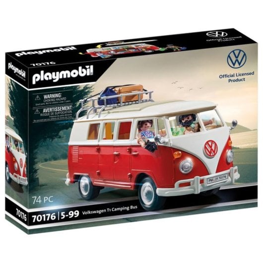 Playmobil Volkswagen T1 Camping Bus 70176 74 peças