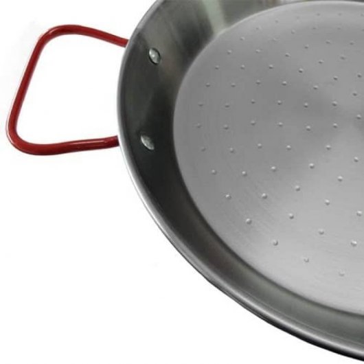 Garcima Valencianische Paella-Pfanne, polierter Stahl, 60 cm