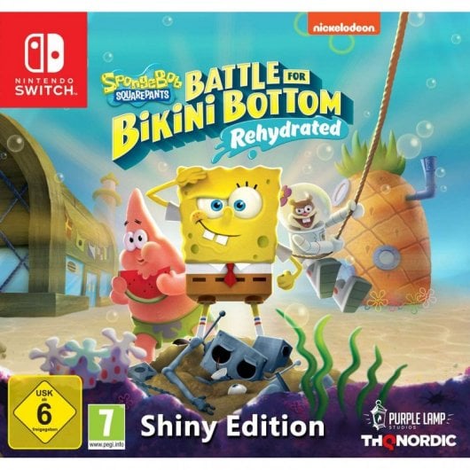 Bob Esponja: Battle for Bikini Bottom Rehydrated Shiny Edition Nintendo Switch