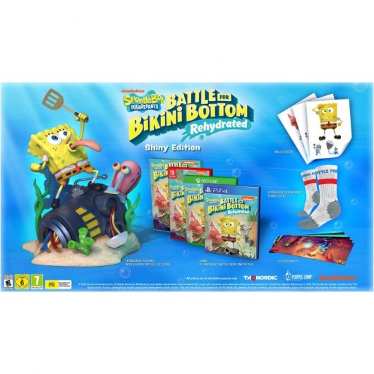 Bob Esponja: Battle for Bikini Bottom Rehydrated Shiny Edition Nintendo Switch
