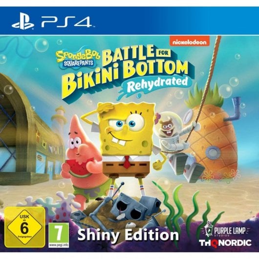 Bob Esponja: Battle for Bikini Bottom Rehydrated Shiny Edition PS4