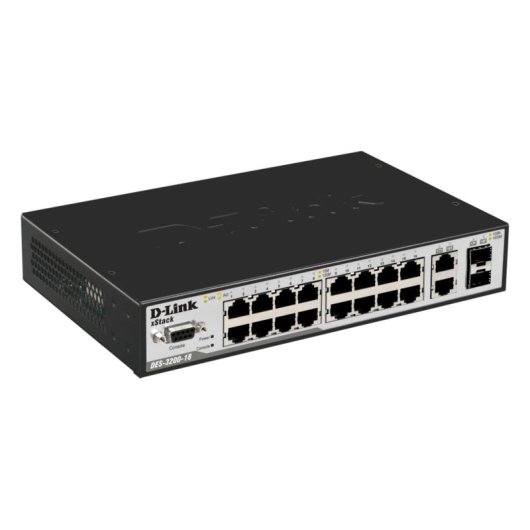 Switch D-Link DES-3200-18 16 Porte Fast Ethernet 2 Gigabit L2 Gestito Rack 1U