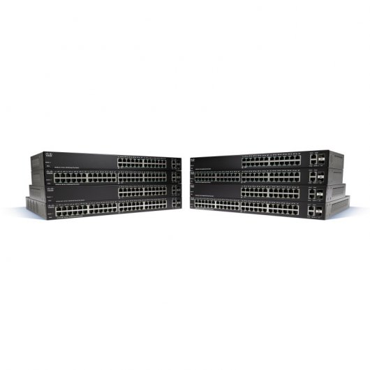 Cisco SG220-26P Switch de Red 26 Puertos Gigabit PoE Smart Switch Negro