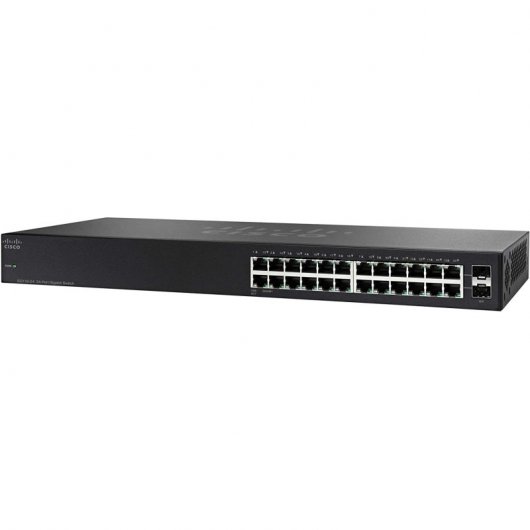 Cisco SG110-24 Switch réseau 24 ports Gigabit Noir